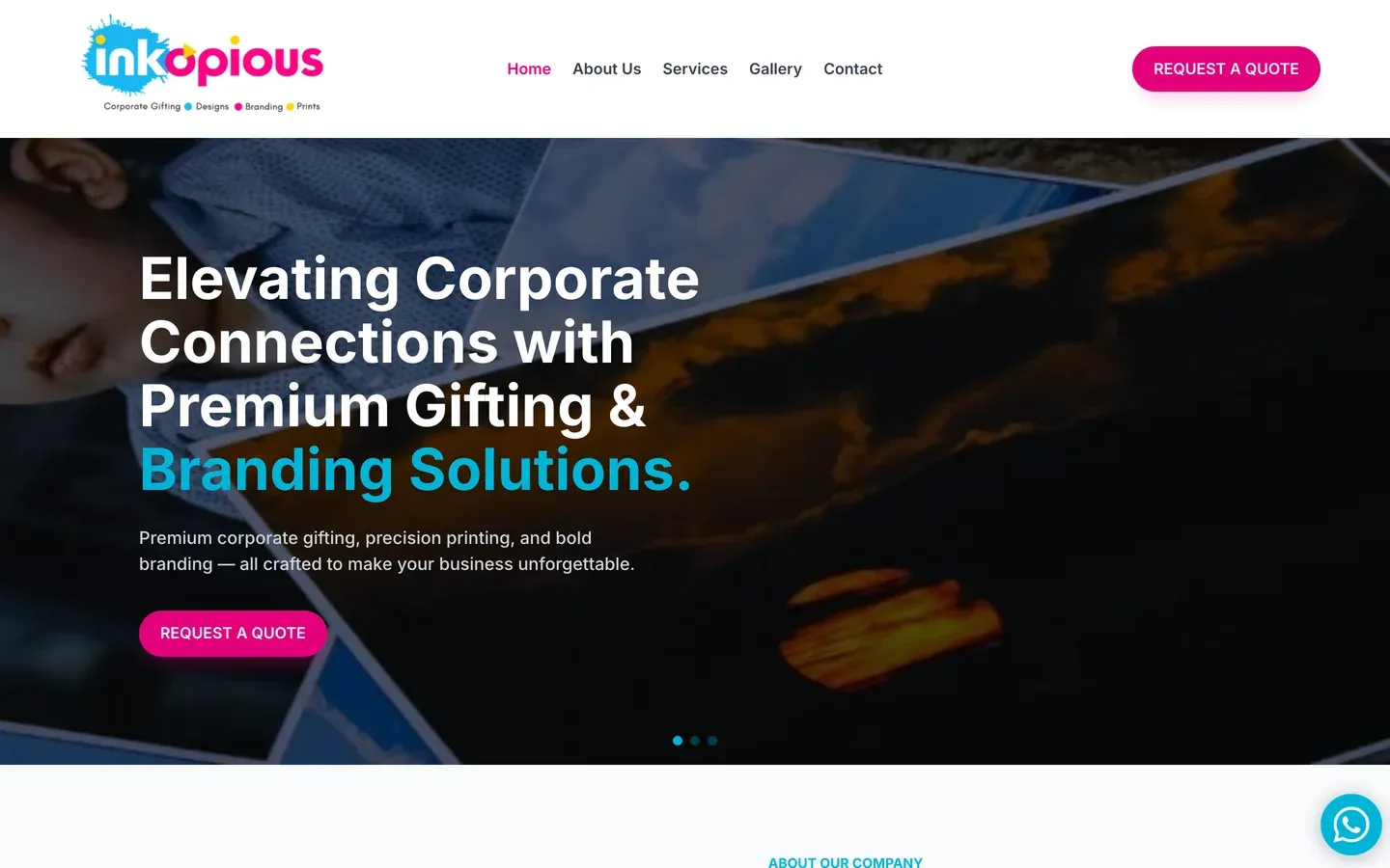 The Inkopious website