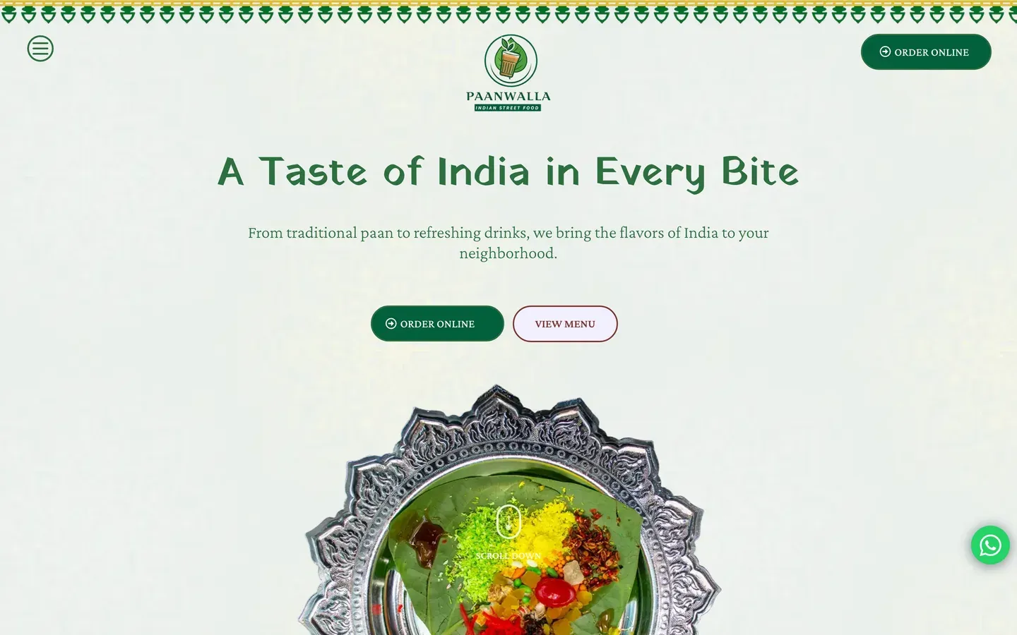 The Paanwalla website