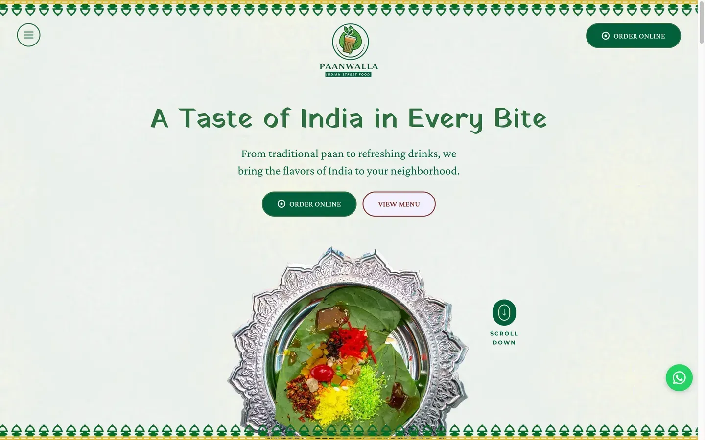 The Paanwalla website
